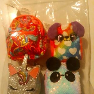 Claire's Club Mini Backpack Keychain